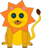 Stuffed Lion Toy Clip Art